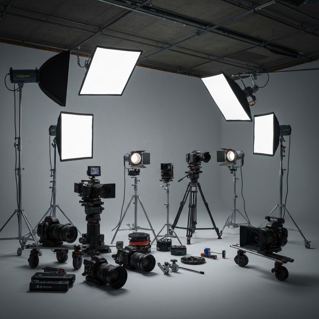 Film production studio background
